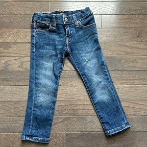 Ralph Lauren Boys Elkridge Skinny Jean. 2T.  Adjustable waist. Worn once.